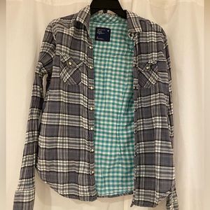 American eagle button shirt